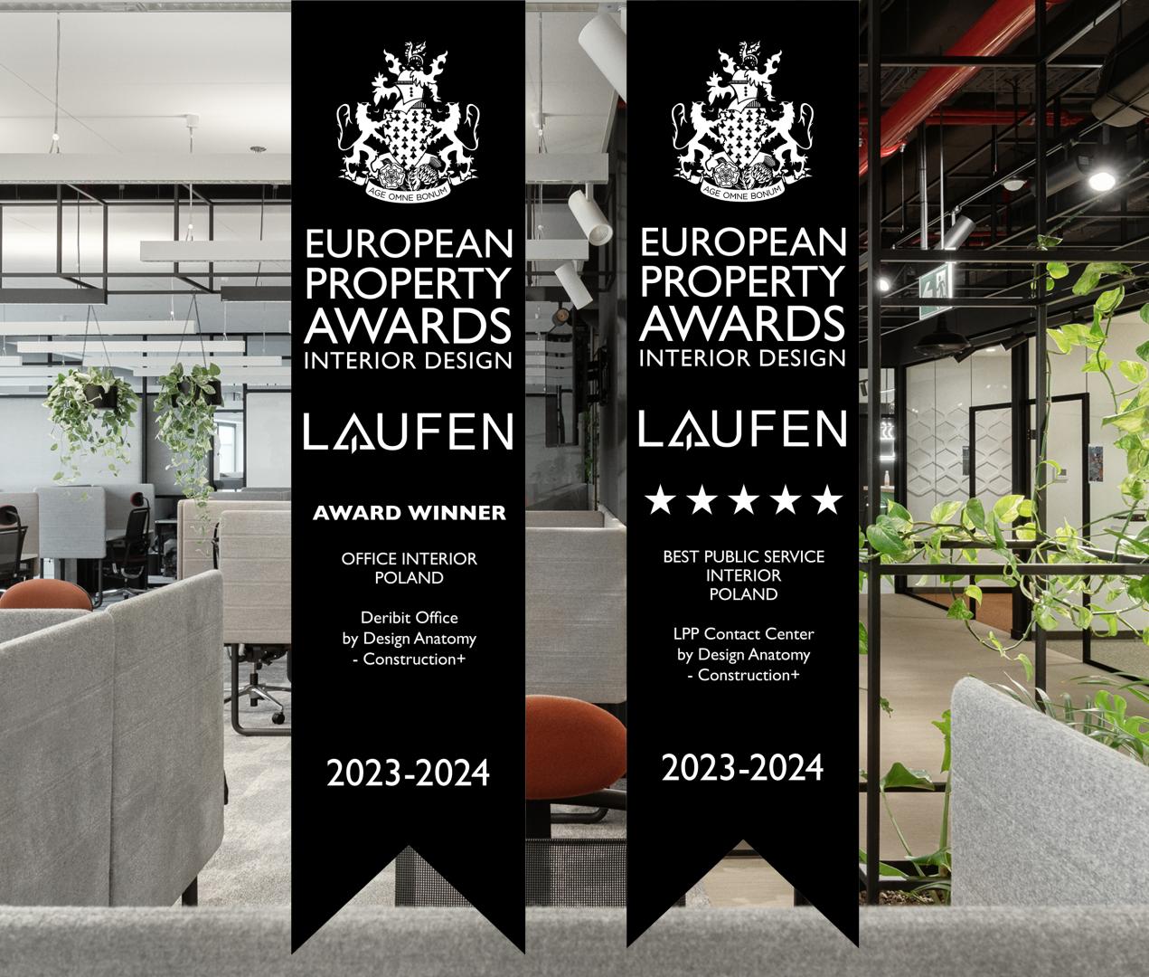 Double success for Gdansk-based design studio Design Anatomy in the European Property Awards competition